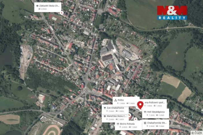 Prodej bytu 2+1, Chabařovice, Husovo náměstí, 88 m2