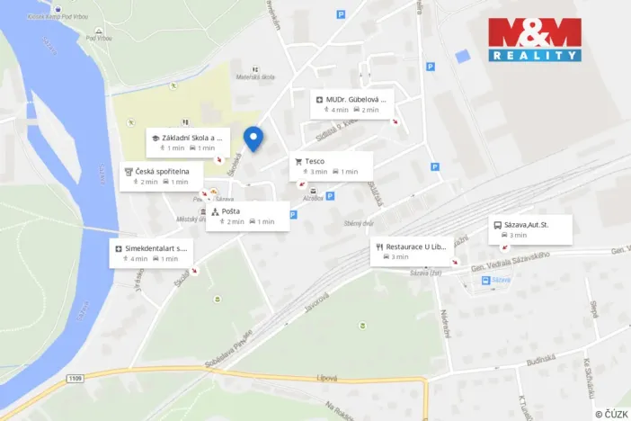 Prodej bytu 2+kk, Sázava, Sídliště 9. května, 42 m2