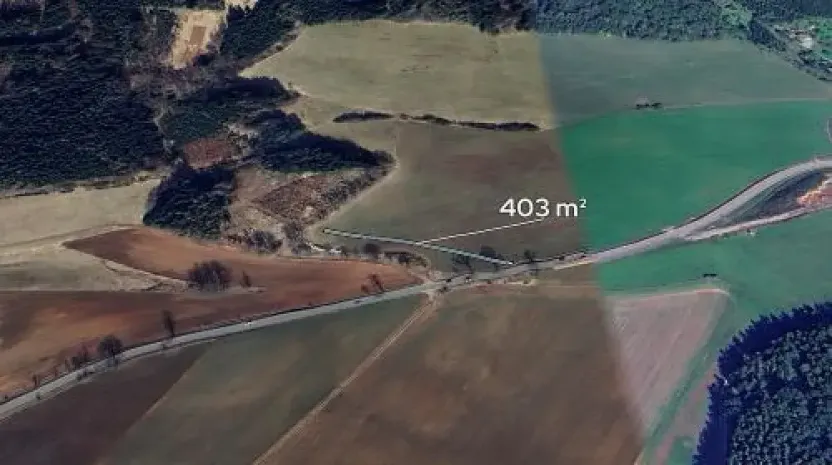 Prodej pole, Vidochov, 403 m2