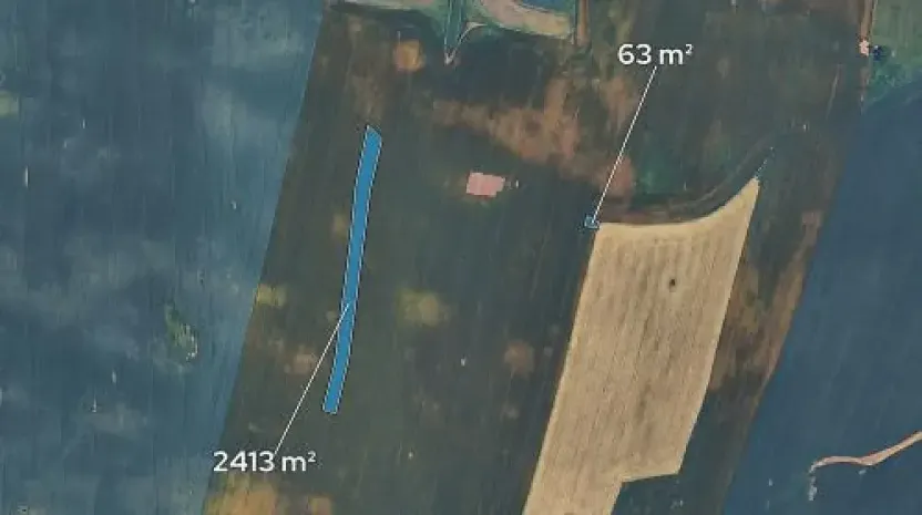 Prodej podílu pole, Trhové Sviny, 1238 m2