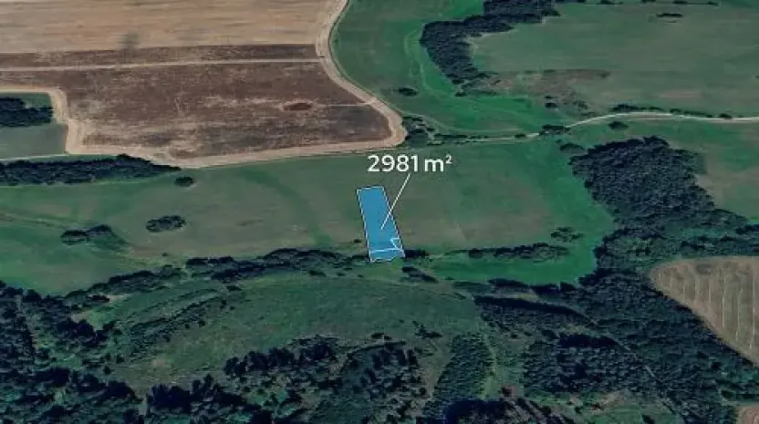 Prodej podílu pole, Kostelec nad Vltavou, 1490 m2