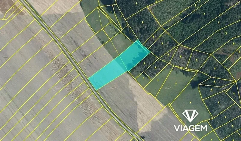 Prodej podílu pole, Střemošice, 1822 m2