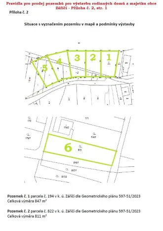 Prodej pozemku pro bydlení, Záříčí, 932 m2