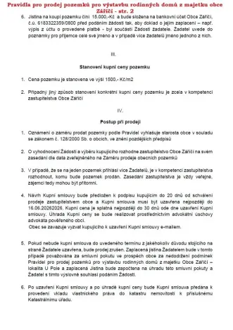 Prodej pozemku pro bydlení, Záříčí, 890 m2