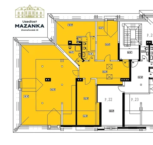 Pronájem bytu 3+kk, Praha - Libeň, Zvonařovská, 175 m2