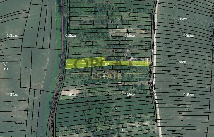 Prodej zahrady, Kyjov, 2427 m2