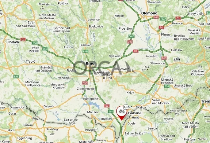 Prodej pole, Tvrdonice, 1967 m2