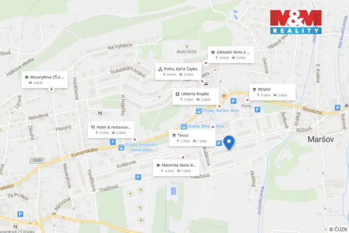 Prodej bytu 4+1, Krupka - Maršov, Jabloňová, 80 m2