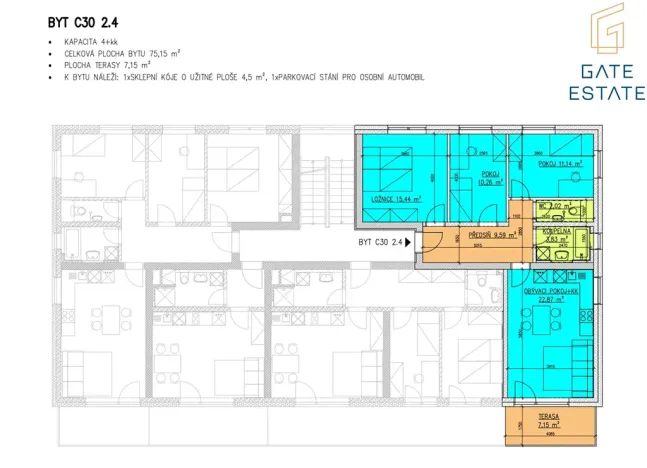 Prodej bytu 4+kk, Všechovice, 75 m2