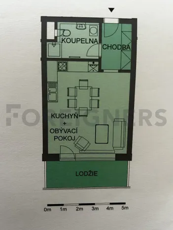 Prodej bytu 1+kk, Olomouc, Loudova, 36 m2