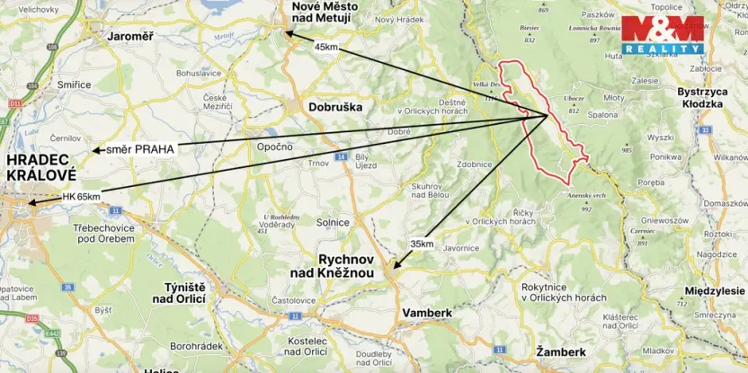 Prodej pozemku pro bydlení, Orlické Záhoří, 1517 m2