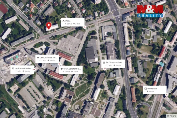 Pronájem bytu 2+1, Olomouc - Nová Ulice, Hněvotínská, 54 m2