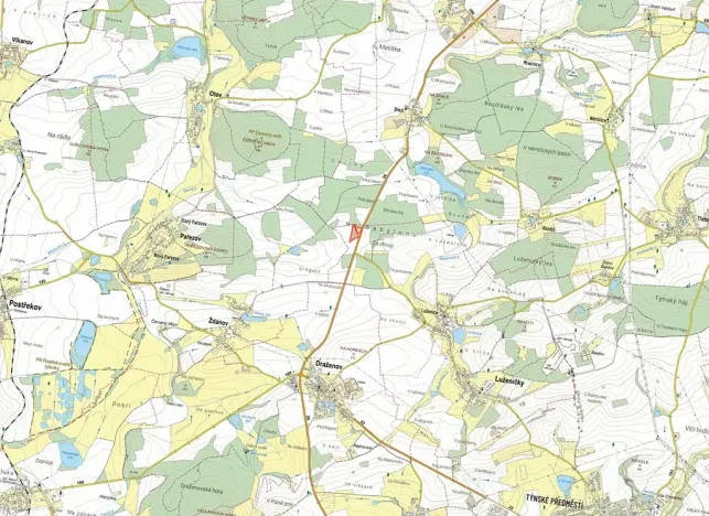 Prodej lesa, Luženičky, 15277 m2