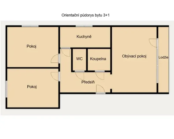 Pronájem bytu 3+1, Jakartovice, 74 m2