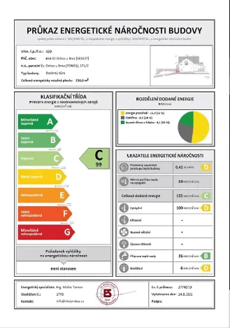 Prodej rodinného domu, Ochoz u Brna, Pastýřky, 169 m2