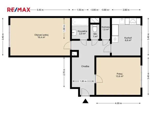 Prodej bytu 2+1, Plzeň, Částkova, 56 m2