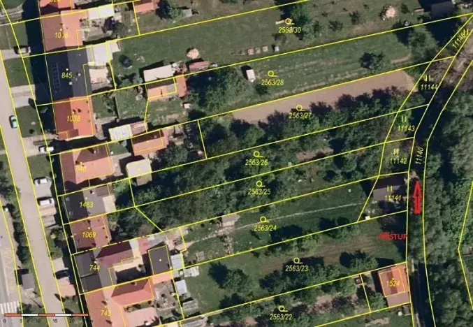 Prodej pozemku, Strání, 163 m2