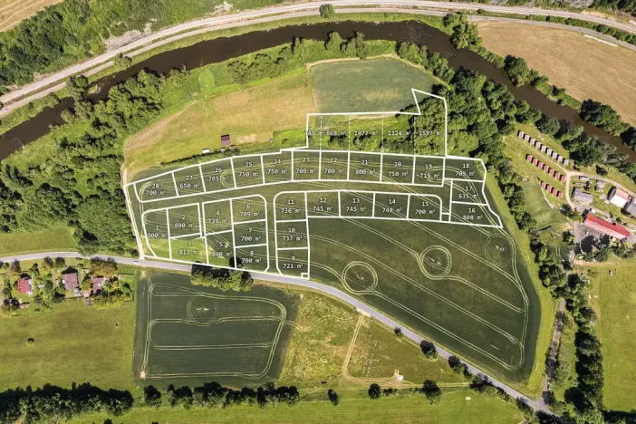 Prodej pozemku, Vlastějovice, 709 m2