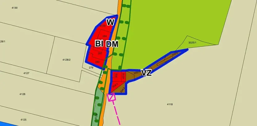 Prodej pozemku, Číčenice, 816 m2