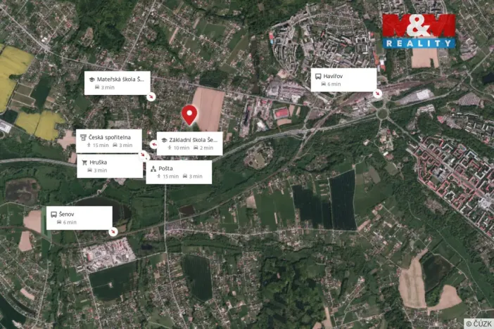 Prodej pozemku pro bydlení, Šenov, 1064 m2