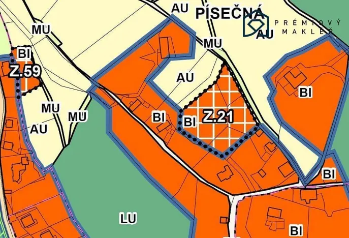 Prodej pozemku, Meziboří, 3127 m2