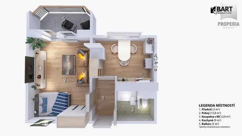 Prodej bytu 1+1, Prostějov, Tylova, 33 m2