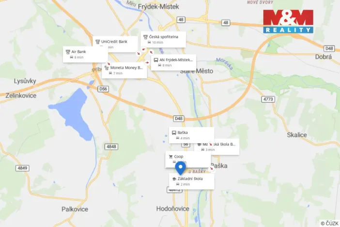 Pronájem skladu, Baška - Kunčičky u Bašky, 820 m2