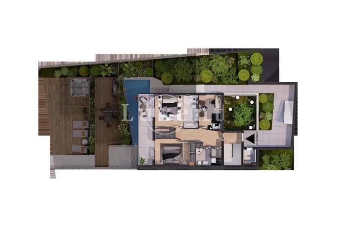 Prodej bytu 4+kk, Okrug Donji, Chorvatsko, 132 m2