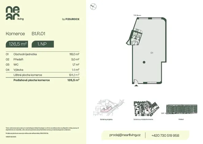 Prodej kanceláře, Praha - Libeň, Na kopečku, 127 m2