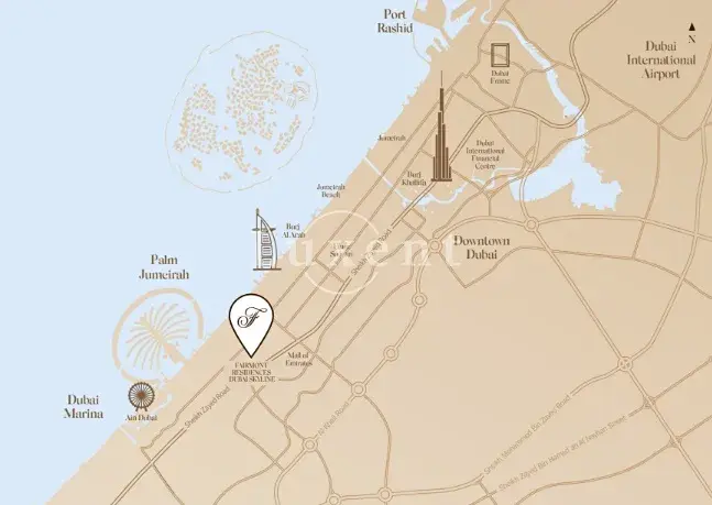 Prodej bytu 3+kk, Sheikh Zayed Road, Spojené arabské emiráty, 136 m2