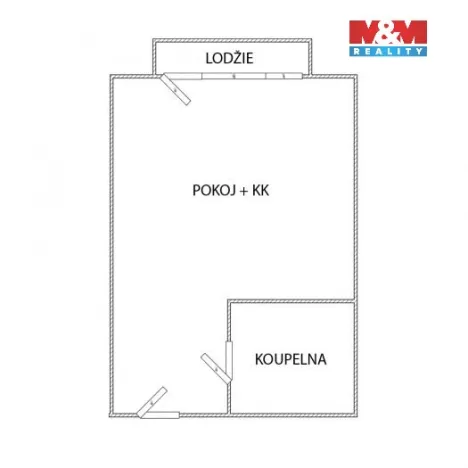 Pronájem bytu 1+kk, Bohumín, Svat. Čecha, 29 m2