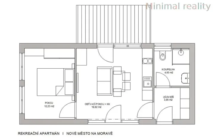 Prodej rodinného domu, Nové Město na Moravě, Nad Městem, 49 m2