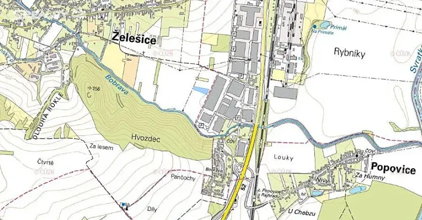 Prodej pole, Želešice, 5402 m2