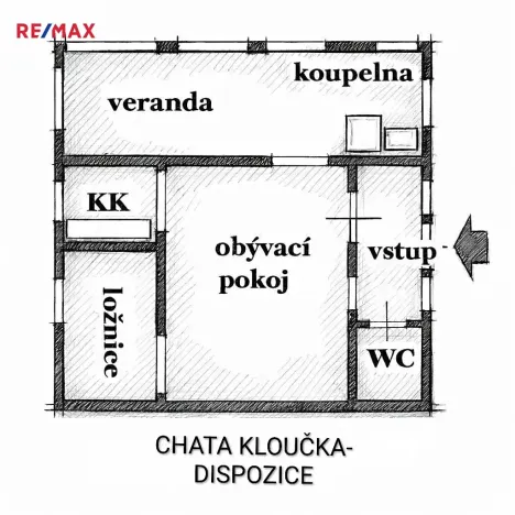 Prodej chaty, Stříbrná Skalice, 48 m2
