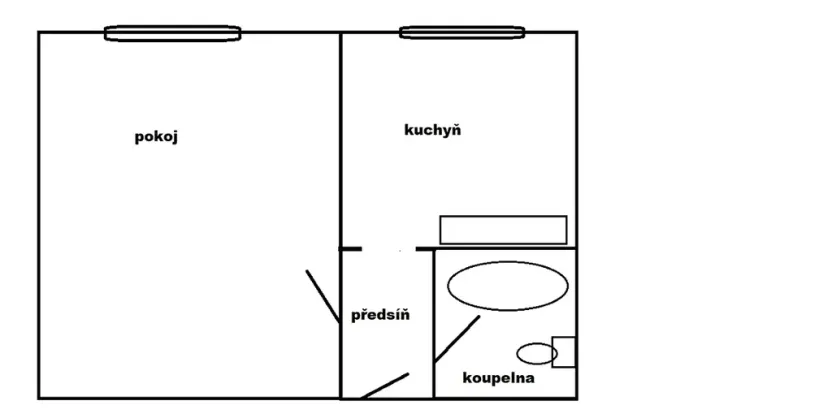Prodej bytu 1+1, Teplice, Moskevské náměstí, 30 m2