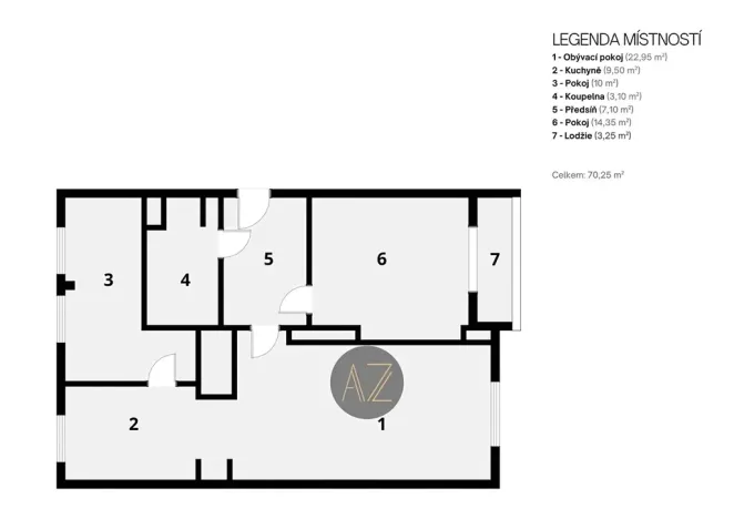 Pronájem bytu 3+kk, Praha - Troja, Na Šutce, 68 m2