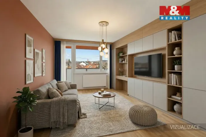 Prodej bytu 1+1, Kralupy nad Vltavou, sídl. Hůrka, 38 m2