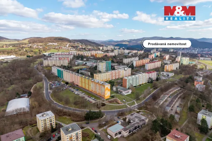 Prodej bytu 1+kk, Ústí nad Labem - Severní Terasa, Glennova, 19 m2