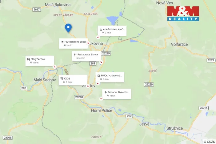 Prodej pozemku pro bydlení, Velká Bukovina, 4466 m2