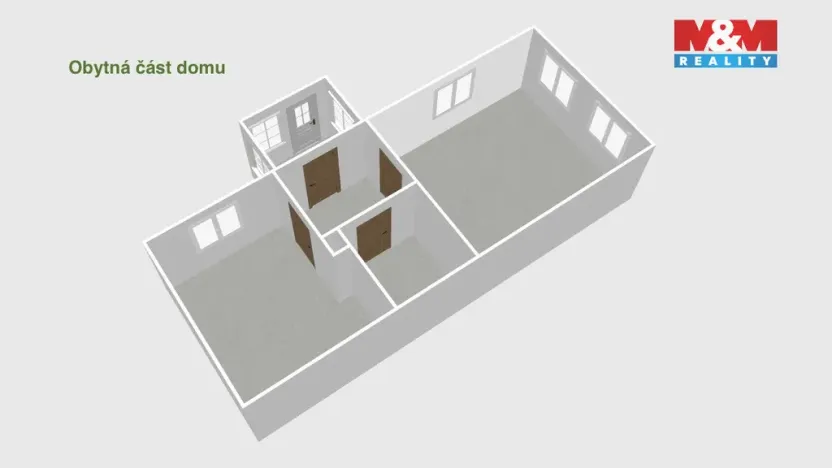 Prodej rodinného domu, Častohostice, 49 m2