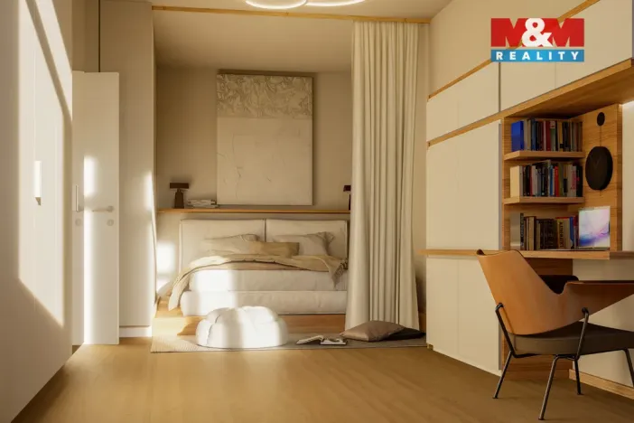 Prodej bytu 2+kk, Praha - Smíchov, Grafická, 56 m2