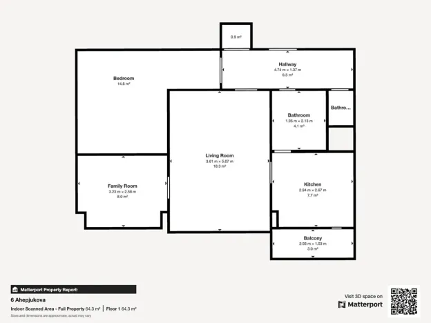 Prodej bytu 3+1, Ostrava, Ahepjukova, 67 m2