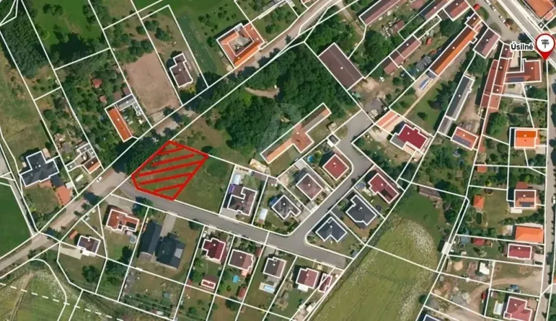 Prodej pozemku pro bydlení, Úsilné, 983 m2