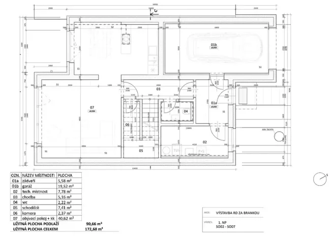 Prodej rodinného domu, Kolín, Petružálkova, 172 m2
