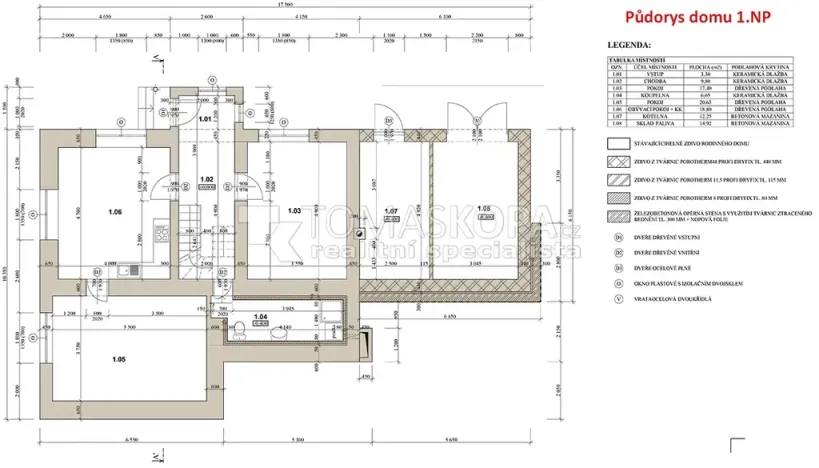 Prodej rodinného domu, Bojanovice, 157 m2