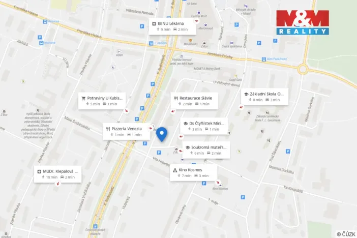 Pronájem bytu 3+1, Most, U Věžových domů, 61 m2