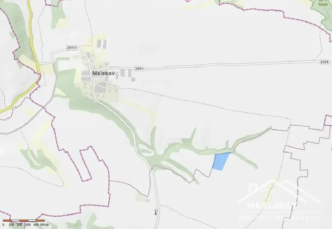 Prodej pole, Hoštka, 28410 m2