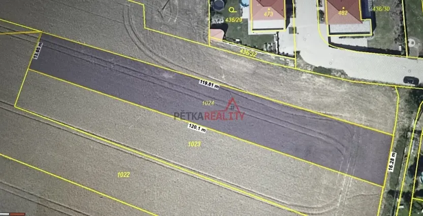 Prodej pozemku pro bydlení, Zlatníky-Hodkovice, Za Brankou, 1758 m2