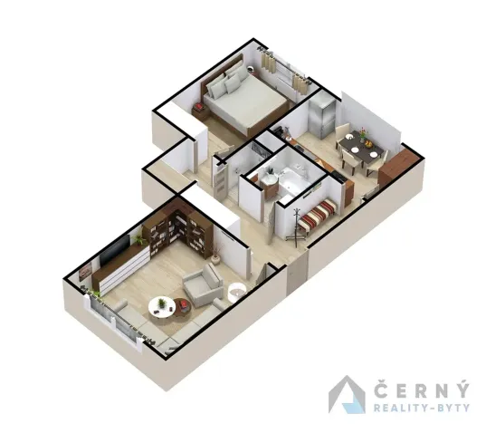 Prodej bytu 2+1, Liberec, Aloisina výšina, 57 m2