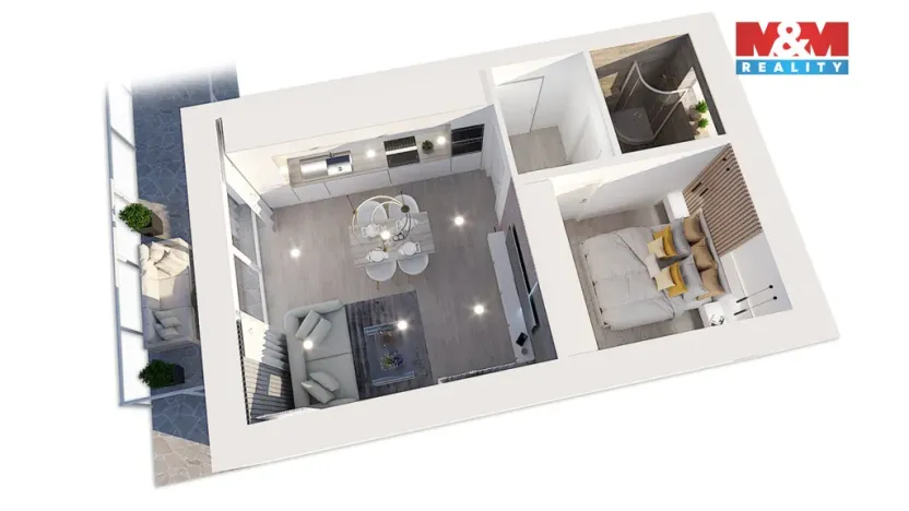 Prodej bytu 2+kk, Králíky - Červený Potok, 39 m2